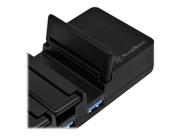 SilverStone SST-UC03B-PRO - Hub - 7 x USB 3.1 Gen 1 - stasjonær