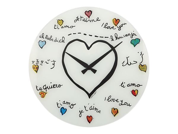 Nextime Loving You - Klokke - kvarts - veggmonterbar - 43 cm
