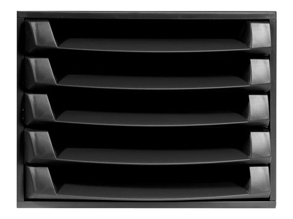 Exacompta Ecoblack THE BOX - Skuffskap - 5 skuffer - for A4 Plus (210 x 330 mm)