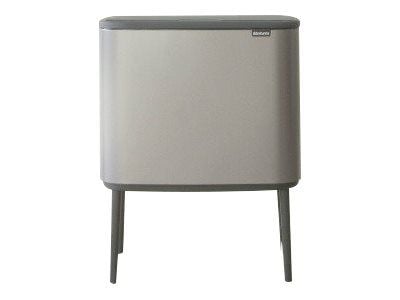 Brabantia Bo Touch Bin - Skraldespand - fliplåg - 34 L - avfallsseparation - platina