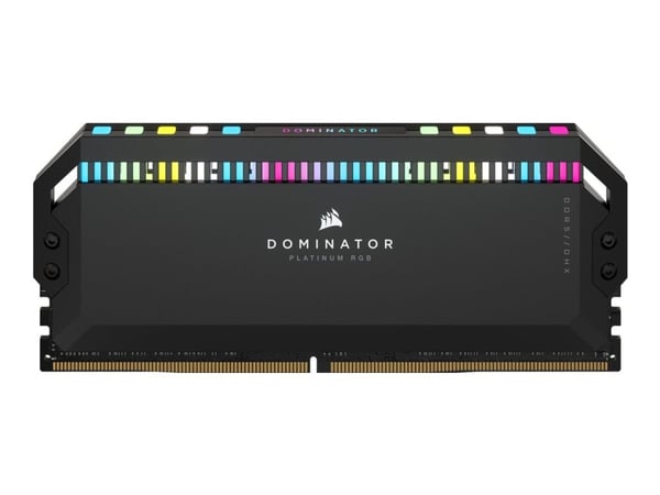 CORSAIR Dominator Platinum RGB - DDR5 - sats - 32 GB: 2 x 16 GB - DIMM 288-pin - 4800 MT/s / PC5-38400 - CL32 - 1.1 V - svart