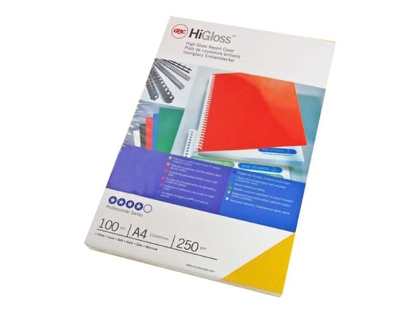 Sidontakansi GBC HiGloss A4 250 g musta