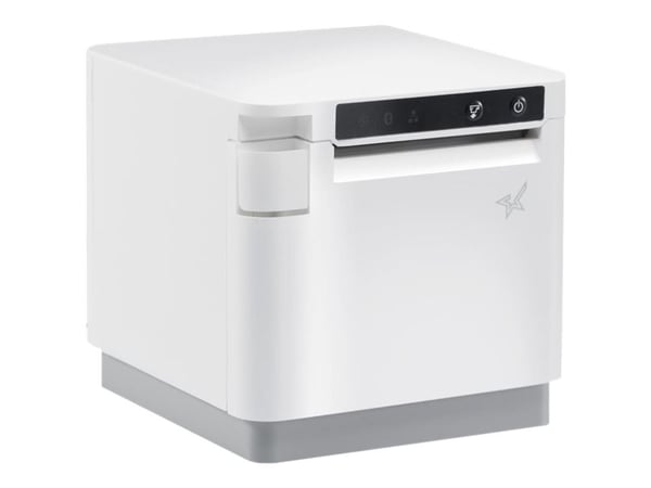 Star mC-Print3 MCP30 WT E+U - Kvitteringsskriver - direktetermisk - Rull (8 cm) - 203 dpi - inntil 250 mm/sek - USB, LAN - kutter - hvit