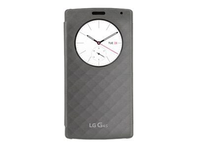 LG Quick Circle CFV-110 - Lommebok for mobiltelefon - titan - for LG G4s H735, G4s H736