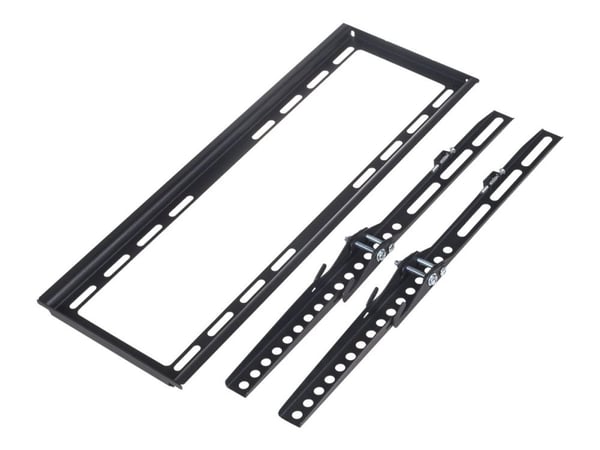 Maclean MC-774 - Brakett - Ultra-Slim - for flatpanel - metall - svart - skjermstørrelse: 32"-55" - veggmonterbar