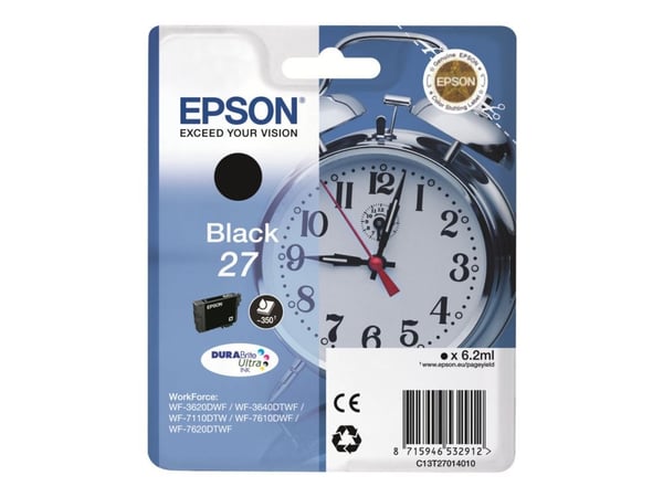 Epson Alarm clock 27 DURABrite Ultra, Perusvärintuotto, Väriainepohjainen muste, 1 kpl