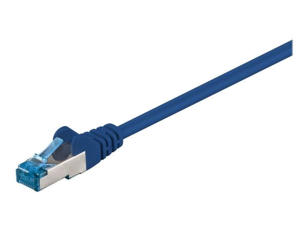 goobay - Koblingskabel - RJ-45 (hann) til RJ-45 (hann) - SFTP, PiMF - CAT 6a - rund - blå