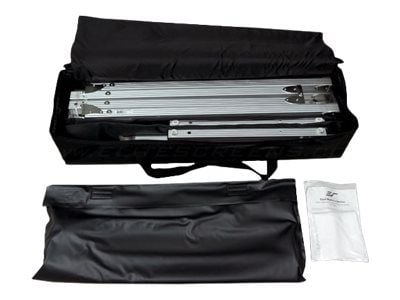 Elite Screens Yard Master 2 Series OMS100H2-DUAL - Jalallinen valkokangas - 254 cm (100" ) - 16:9 - Wraith Veil Dual - Musta reunus, hopeinen runko...