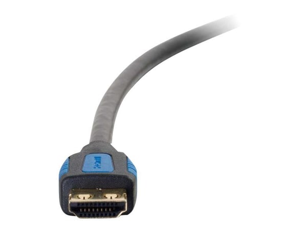 C2G 3ft HDMI Cable with Gripping Connectors - High Speed 4K HDMI Cable - 4K 60Hz - M/M - HDMI-kabel med Ethernet - HDMI hann til HDMI hann - 91.4 c...