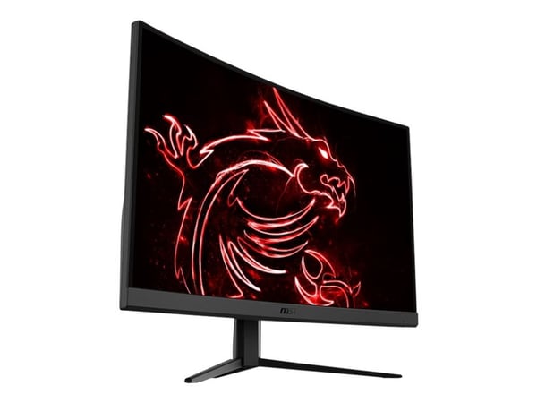MSI Optix G32CQ4 - LED-skjerm - gaming - kurvet - 31.5" - 2560 x 1440 WQHD @ 165 Hz - VA - 250 cd/m² - 3000:1 - 1 ms - 2xHDMI, DisplayPort