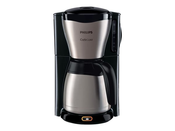 Philips Café Gaia HD7548 - Kaffemaskin - 15 kopper - metall/svart