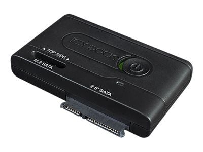 ICY DOCK EZ-Adapter MB031U-1SMB - Kontrollerkort - 2.5", M.2 - M.2 Card / SATA 6Gb/s - USB 3.2 (Gen 1) - svart