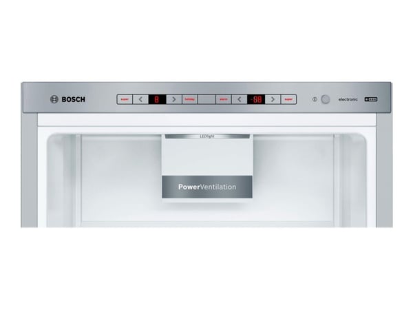 Bosch Serie | 6 KGE39ALCA - Kjøleskap/fryser - bunnfryser - bredde: 60 cm - dybde: 65 cm - høyde: 201 cm - 343 liter - Klasse C - inox