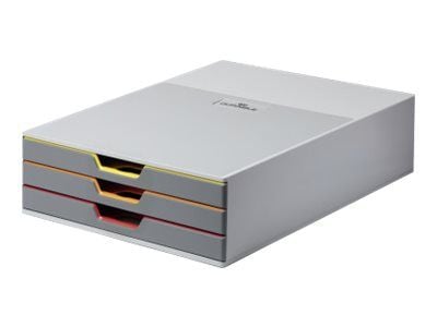 DURABLE VARICOLOR 3 - Skuffskap - 3 skuffer - for Letter, A4, C4, Folio