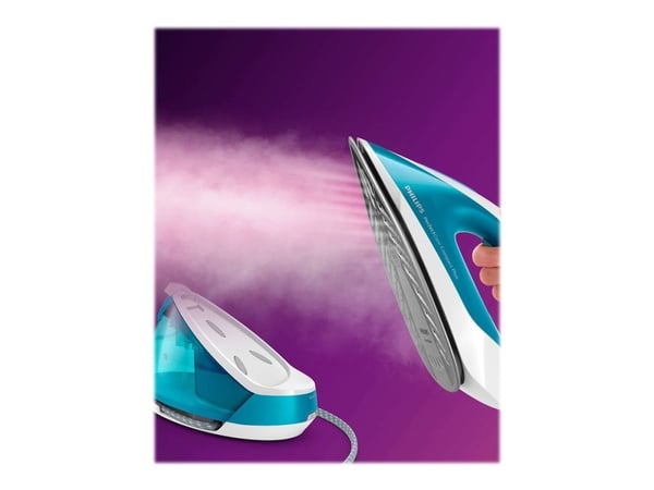 Philips PerfectCare Compact Plus GC7920/20 -höyrysilityskeskus, 2400 W, 430 g/min, SteamGlide-pohjalevy, 6,5 bar, 1,5 L, 120 g/min
