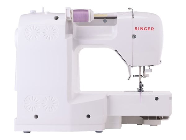 Singer C5205PR - Symaskine - 80 søm - 6 et-trins knaphuller - LCD-näyttö - lillaa