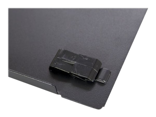 Inter-Tech - Blank platta - svart, RAL 9005 - 3U - 19"
