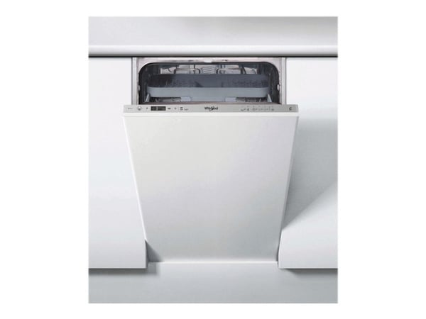 Whirlpool WSIC 3M27 C - Oppvaskmaskin - innebygd - Nisje - bredde: 45 cm - dybde: 56 cm - høyde: 82 cm - sølv