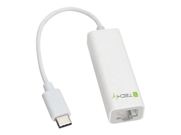 TECHly Converter Cable Adapter USB 3.1 Type CM to Gigabit Ethernet - Nettverksadapter - USB 3.1 - 1GbE - 1000Base-T