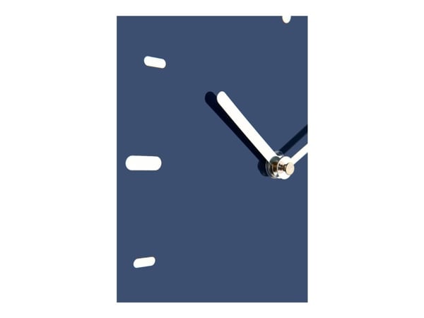 Nextime Thumbs up - Klokke - kvarts - veggmonterbar - 40.5 x 42 cm - blå