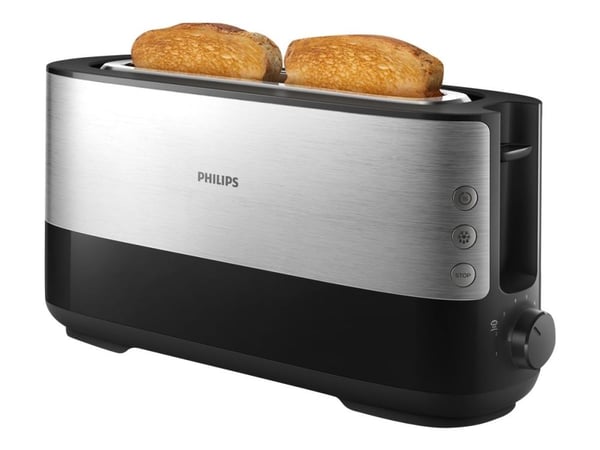 Philips Viva Collection HD2692 - Brødrister - 2 skive - 1 Spor - svart
