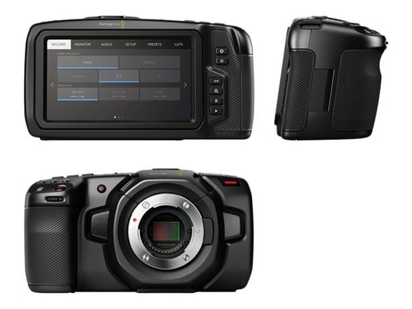 Blackmagic Pocket Cinema Camera 4K - Videokamera - 4 K / 60 fps - endast stomme - flashkort - Bluetooth