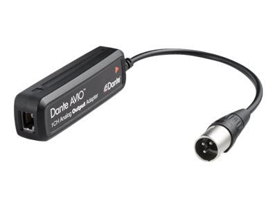 Audinate Dante AVIO 1CH Analog Output Adapter - Slutpunkt för Dante ljudutgång