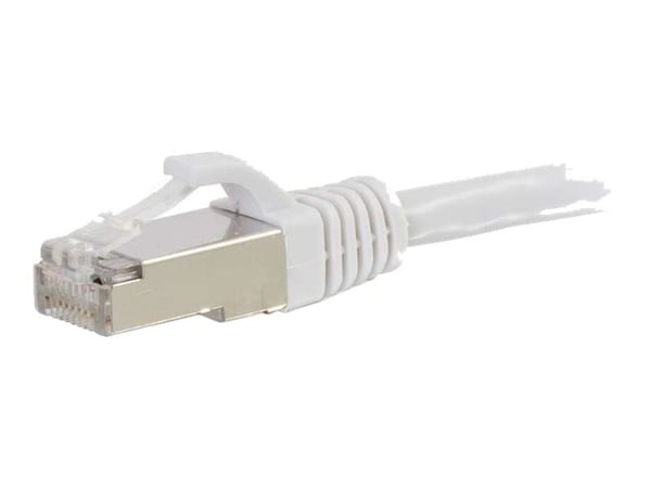 C2G Cat6a Booted Shielded (STP) Network Patch Cable - Koblingskabel - RJ-45 (hann) til RJ-45 (hann) - 2 m - STP - CAT 6a - formstøpt, uten hindring...