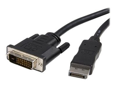 TECHly - Adapterkabel - DisplayPort (hann) til DVI-D (hann) - DisplayPort 1.1 - 3 m - formstøpt, 1080p-støtte