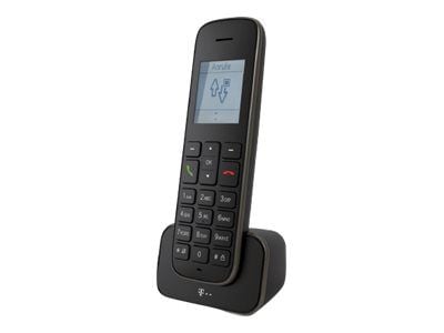 Deutsche Telekom Sinus 207 pack - Trådløst ekstra håndsett med anrops-ID - DECT\GAP - svart