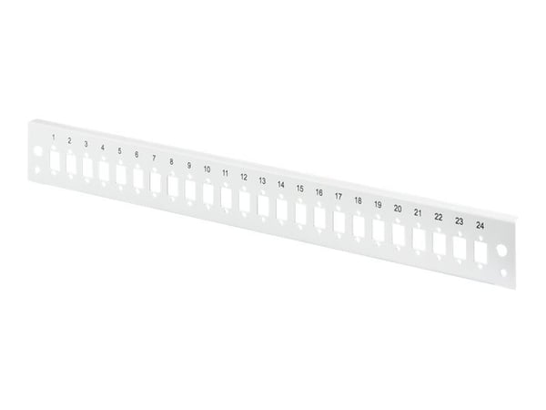 DIGITUS Professional - Fiberoptisk spleisepanel - grå, RAL 7035 - 1U - 19" - 24 porter