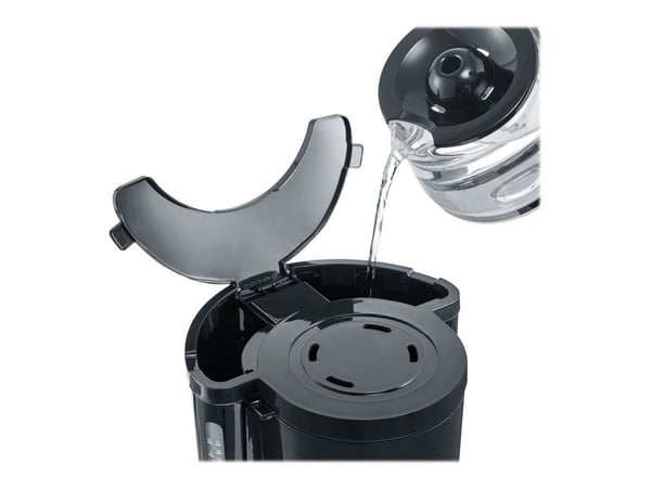 Severin KA 4835, Suodatinkahvinkeitin, 1 L, Jauhettu kahvi, 1000 W, musta, Hopea