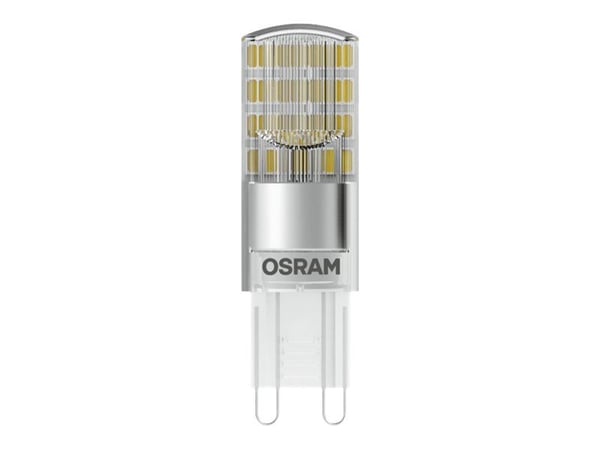 OSRAM PIN - LED-lyspære - form: T15 - klar finish - G9 - 2.6 W (ekvivalent 30 W) - klasse E - kjølilg hvitt lys - 4000 K