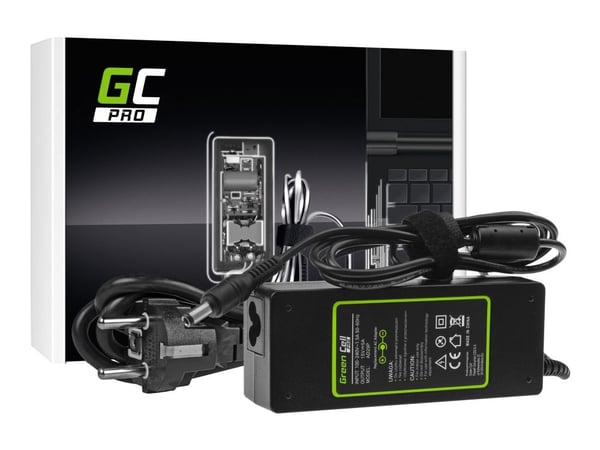 Green Cell PRO - Strømadapter - AC - 75 watt - svart - for Toshiba Satellite A100, P100, S500