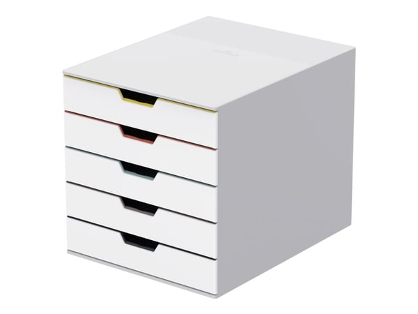 DURABLE VARICOLOR MIX 5 - Skuffskap - 5 skuffer - for ANSI A (Letter) (216 x 279 mm), A4 (210 x 297 mm), C4 (229 x 324 mm), Folio (216 x 330 mm) - ...
