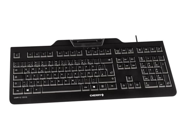CHERRY KC 1000 SC - Tastatur - USB - Fransk - svart