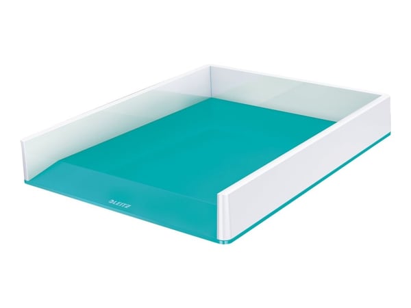 Leitz WOW Dual Colour - Brevbakke - for ANSI A (Letter) (216 x 279 mm), A4 (210 x 297 mm), C4 (229 x 324 mm), Folio (216 x 330 mm) - isblå