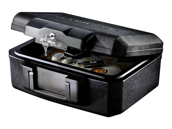 MASTER LOCK L1200, Kannettava kassakaappi, Musta, Avain, 5 L, 362 mm, 284 mm