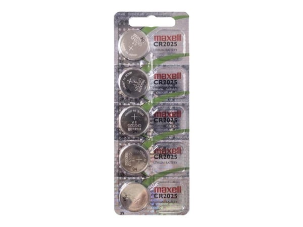 Maxell CR 2025 - Batteri 5 x CR2025 - Li/MnO2 - 170 mAh