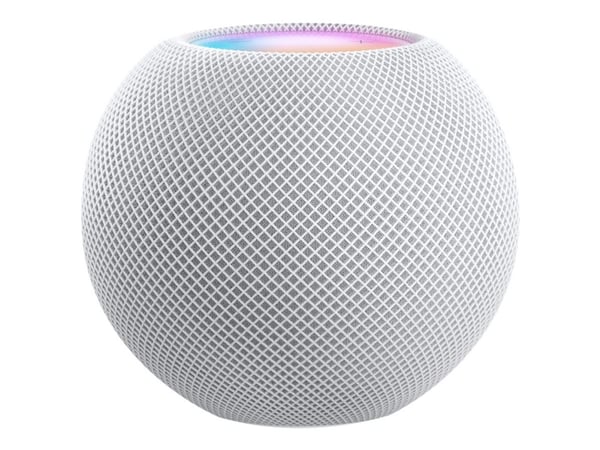Apple HomePod mini, Apple Siri, Pyöreä, Valkoinen, Koko alue, Kosketus, Apple Music, TuneIn