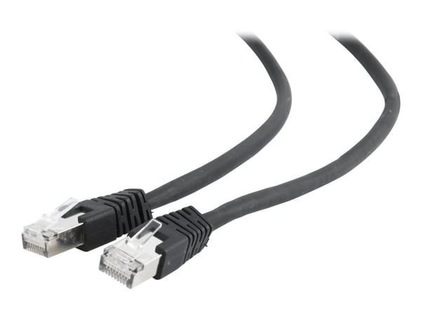 Cablexpert - Kablage - RJ-45 (hann) til RJ-45 (hann) - 3 m - S/FTP - CAT 6a - halogenfri, formet - svart