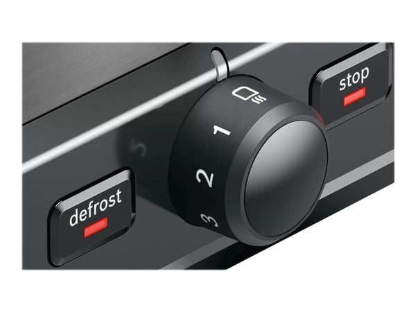 Bosch DesignLine TAT5P425DE - Brødrister - 2 skive - 2 Spor - grå