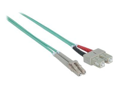 Intellinet Network Solutions OM3 fiberkabel LC-SC duplex, 3 m, 50/125 (302723)