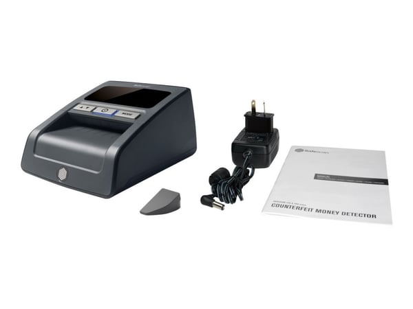Safescan 185-S - Falskmyntsdetektor - automatisk - EUR, GBP, USD, SGD, HKD, CNY, JPY, MYR - svart