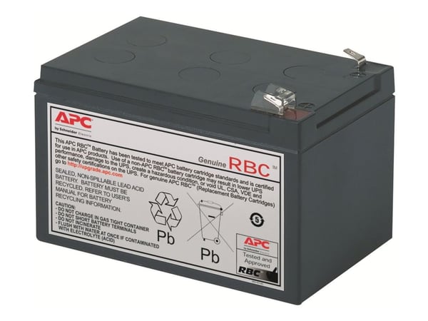 APC Replacement Battery Cartridge #4 - UPS-batteri - 1 x batteri - blysyre - svart - for P/N: BE 700 YIN, BE750BB-CN, BE800-IND, BK650I, BP500JPNP,...