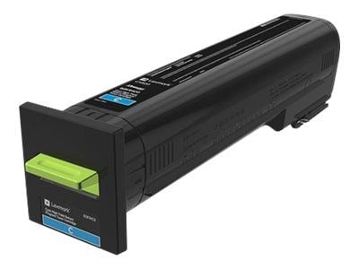 Lexmark - Cyan - original - tonerpatron LCCP, Lexmark Corporate - for Lexmark CS820, CX820, CX825, CX860