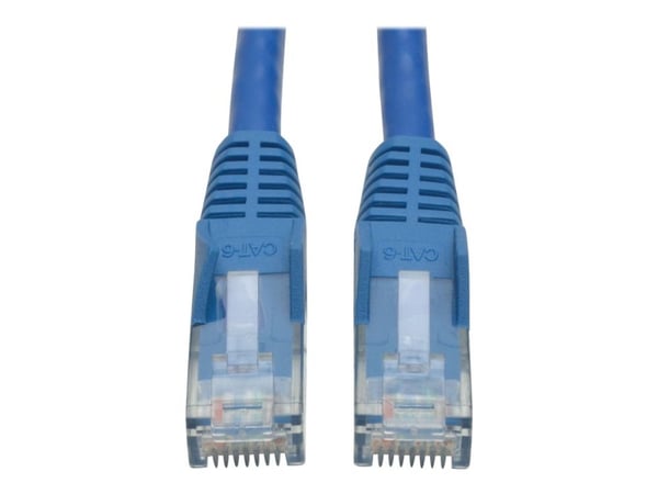 Eaton Tripp Lite Series Cat6 Gigabit Snagless Molded (UTP) Ethernet Cable (RJ45 M/M), PoE, Blue, 3 ft. (0.91 m), 50-Piece Bulk Pack - Koblingskabel...