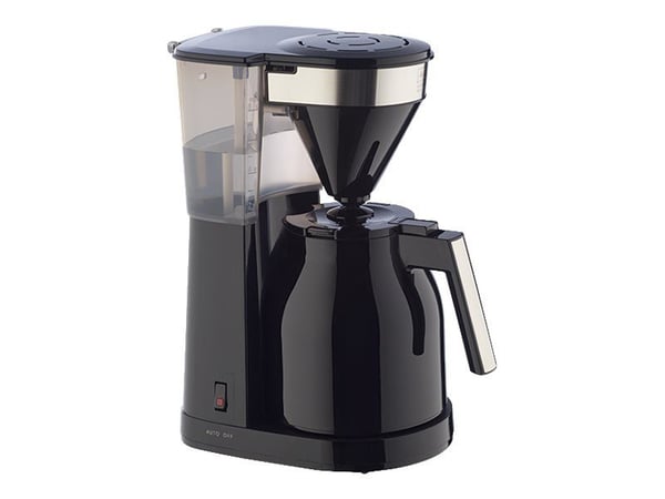 Melitta EasyTop Therm - Kaffemaskin - 12 koppar - svart/silver