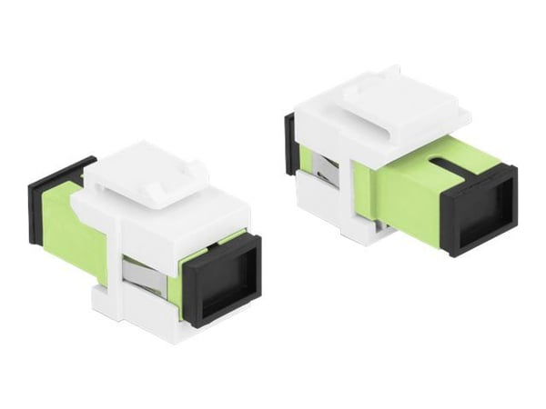 Delock - Trapes-jakk - SC MM - lime green/white
