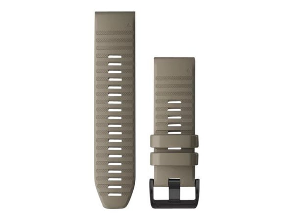 Garmin QuickFit - Klokkestropp for smart armbåndsur - mørk sandstein - for fenix 5X Plus; fenix 6X Pro, Pro Solar, Sapphire; Tactix Delta, Delta - ...